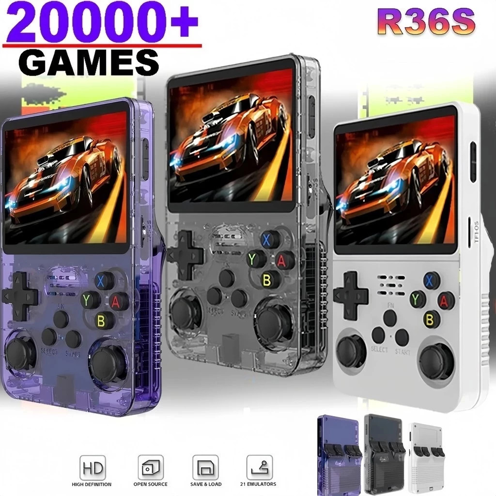 Gaming Console X80 - Mini R36S Retro Konsola Przenośna do