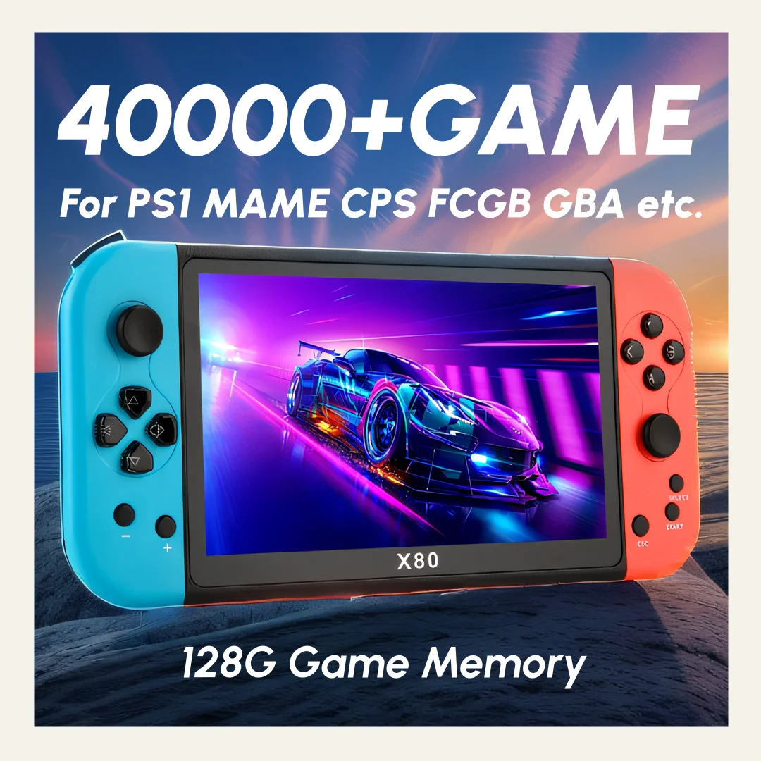 Gaming Console X80 - Experience Retro konsola przenośna do gier