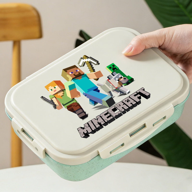 Gaming Console With Minecraft - Pudełko na lunch Minecraft Bento Pojemniki