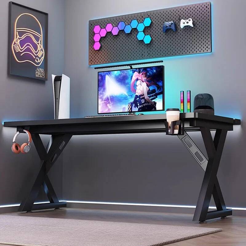 Gaming Console Table - Biurka Nauka Studenci Gaming Stojące Komputerowe