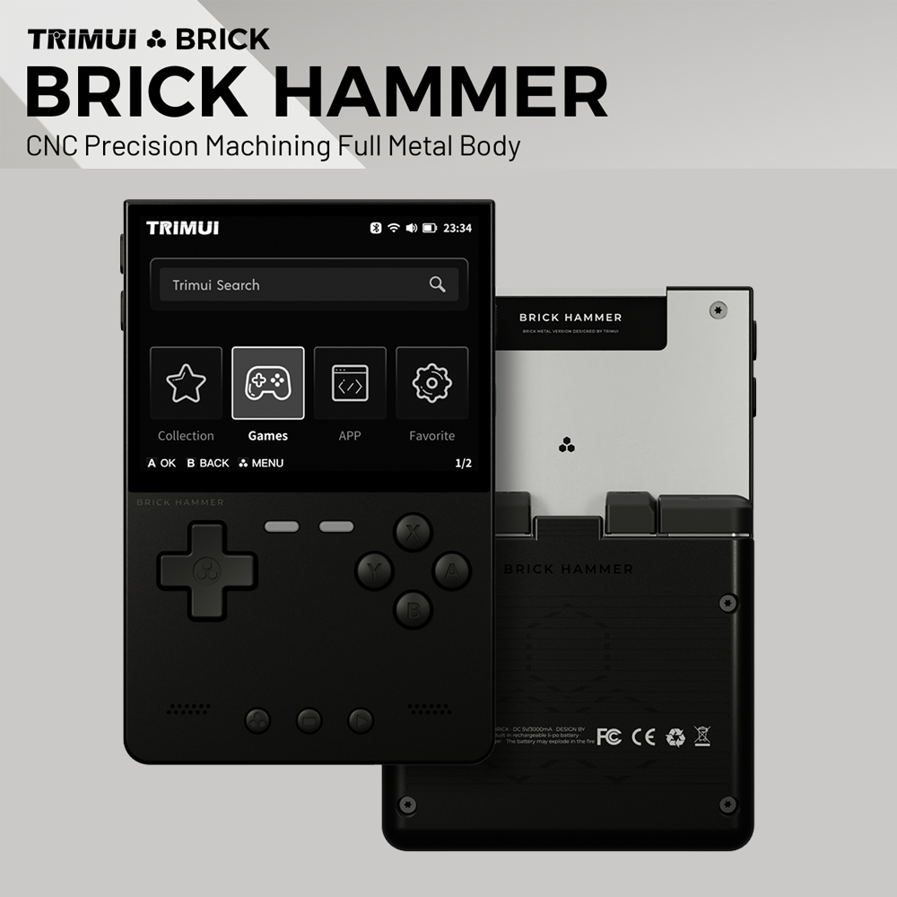 Gaming Console Car - Metalowa obudowa Trimui Brick Hammer Console