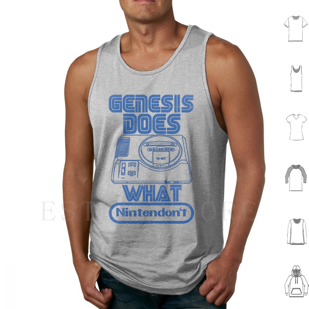 Koszulki bez rękawów Tank Tops – Gaming Console Old School recenzja i cena