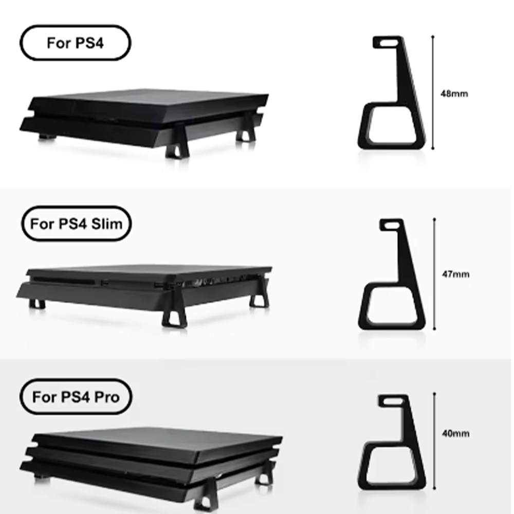 1Zestaw dla PS4 Slim Pro Feet  – Gaming Console Design recenzja i cena