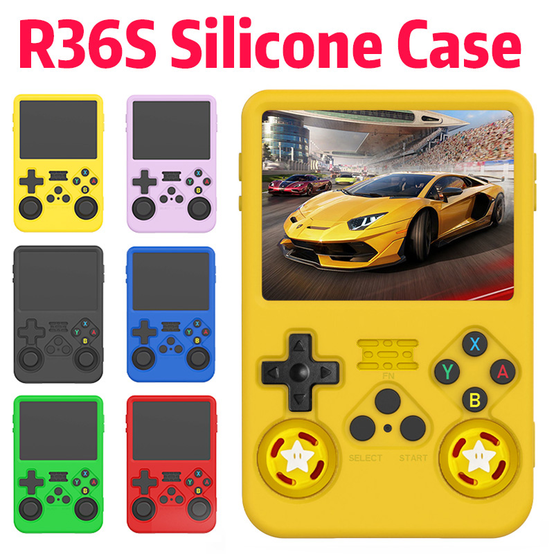 Kolorowe silikonowe etui ochro – Gaming Console R36S recenzja i cena