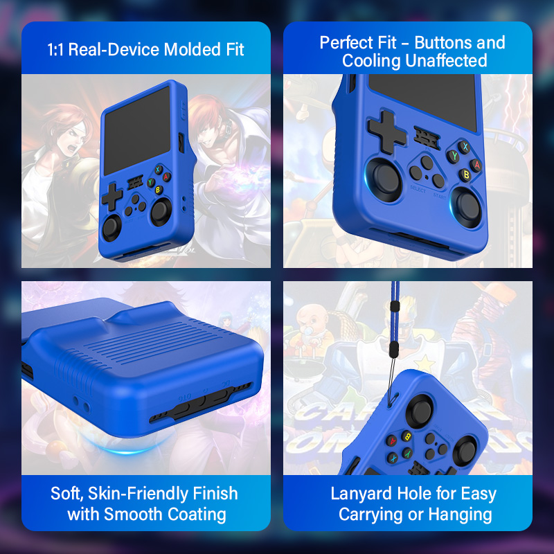 Kolorowe silikonowe etui ochro – Gaming Console R36S recenzja i cena