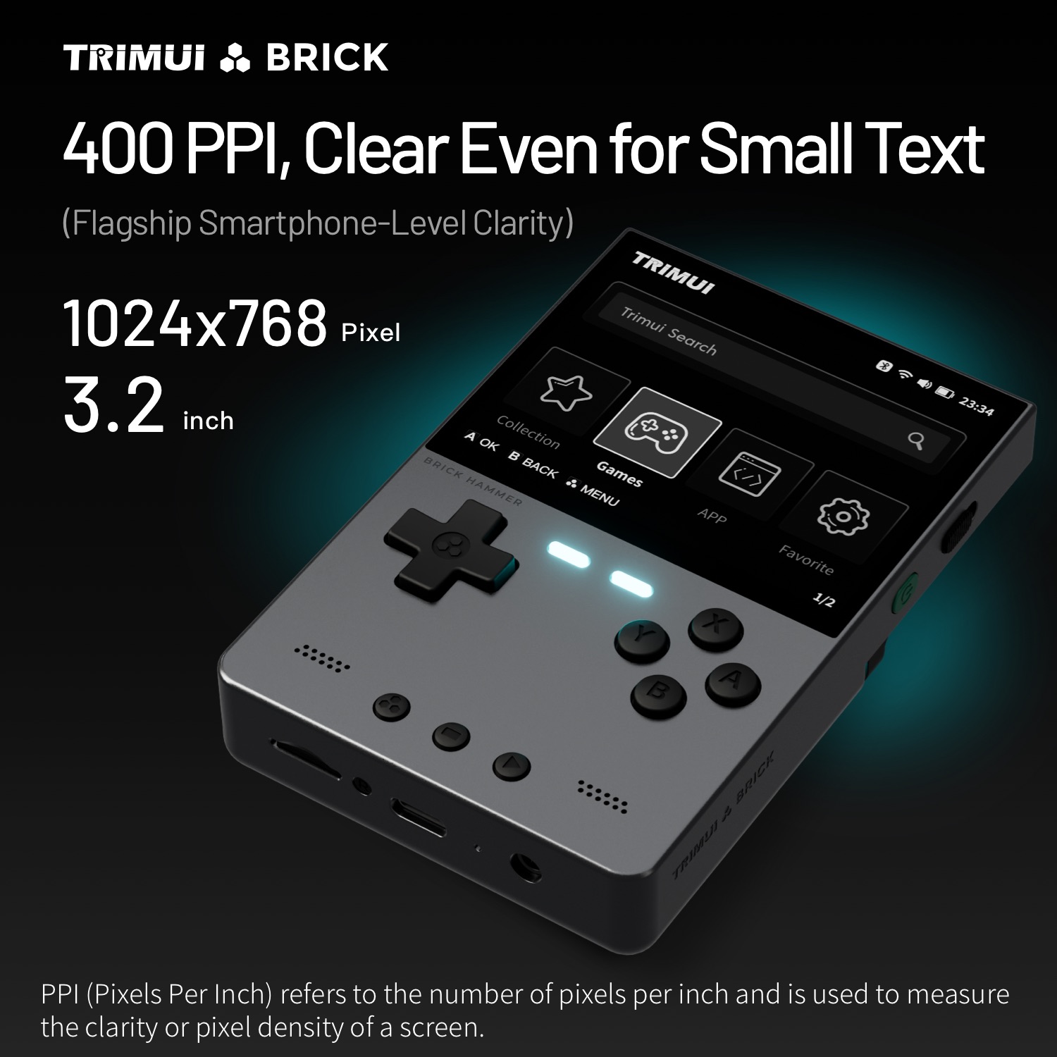 TRIMUI BRICK HAMMER Retro Kons – Gaming Console Car recenzja i cena