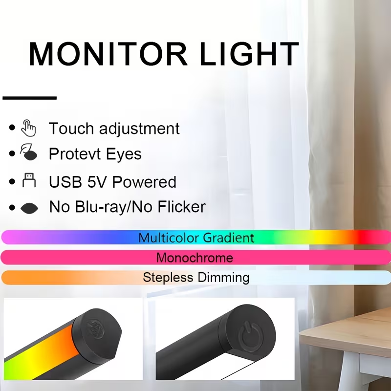 Lampa LED na monitor komputero – Gaming Console Desk recenzja i cena