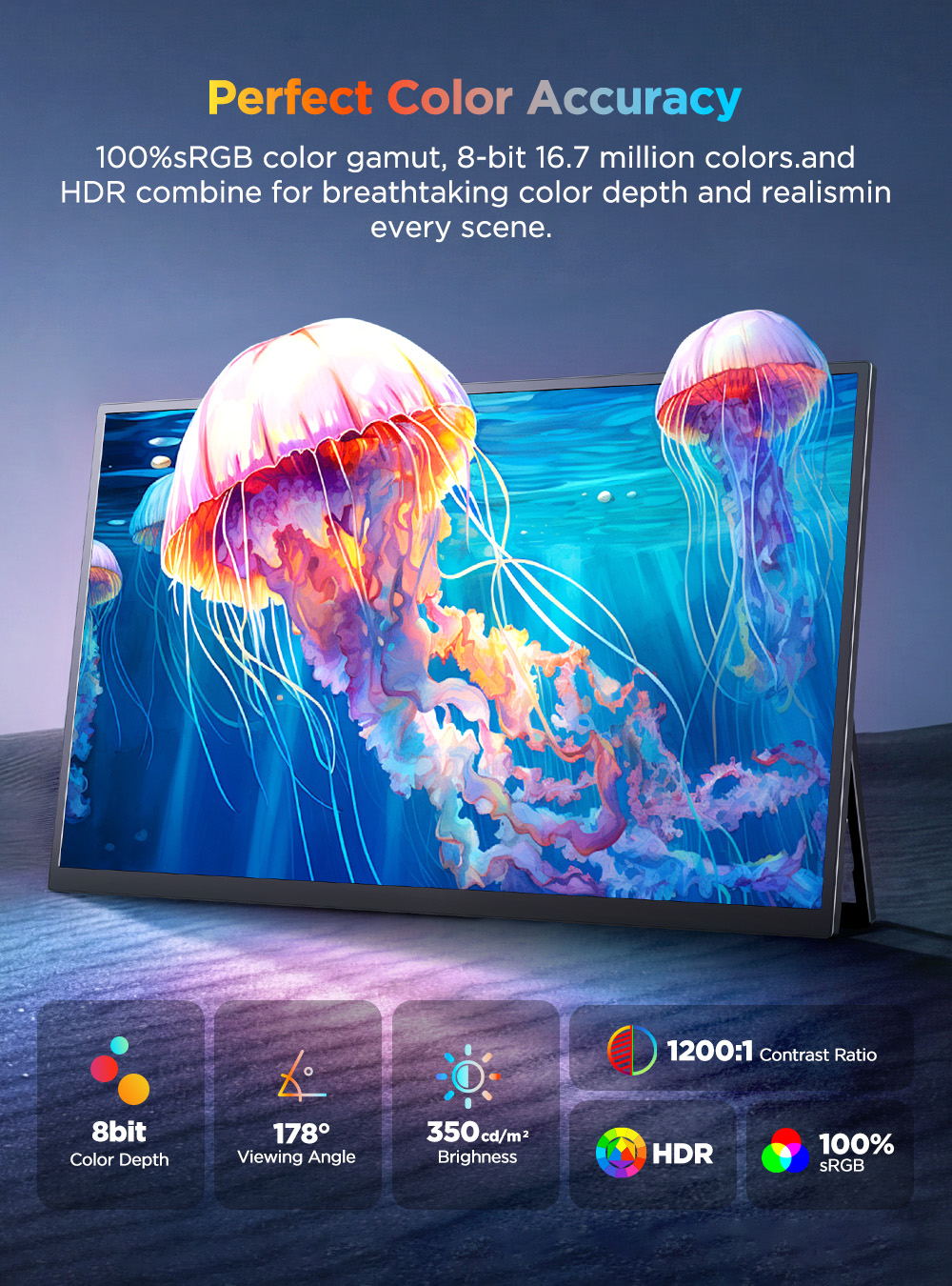 Przenośny monitor UPERFECT 4K  – Gaming Console X80 recenzja i cena